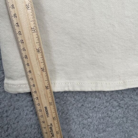 Old Navy Higher High-Rise Flare Secret Smooth Pockets Jeans Size 18 Ecru Slit - Picture 6 of 10